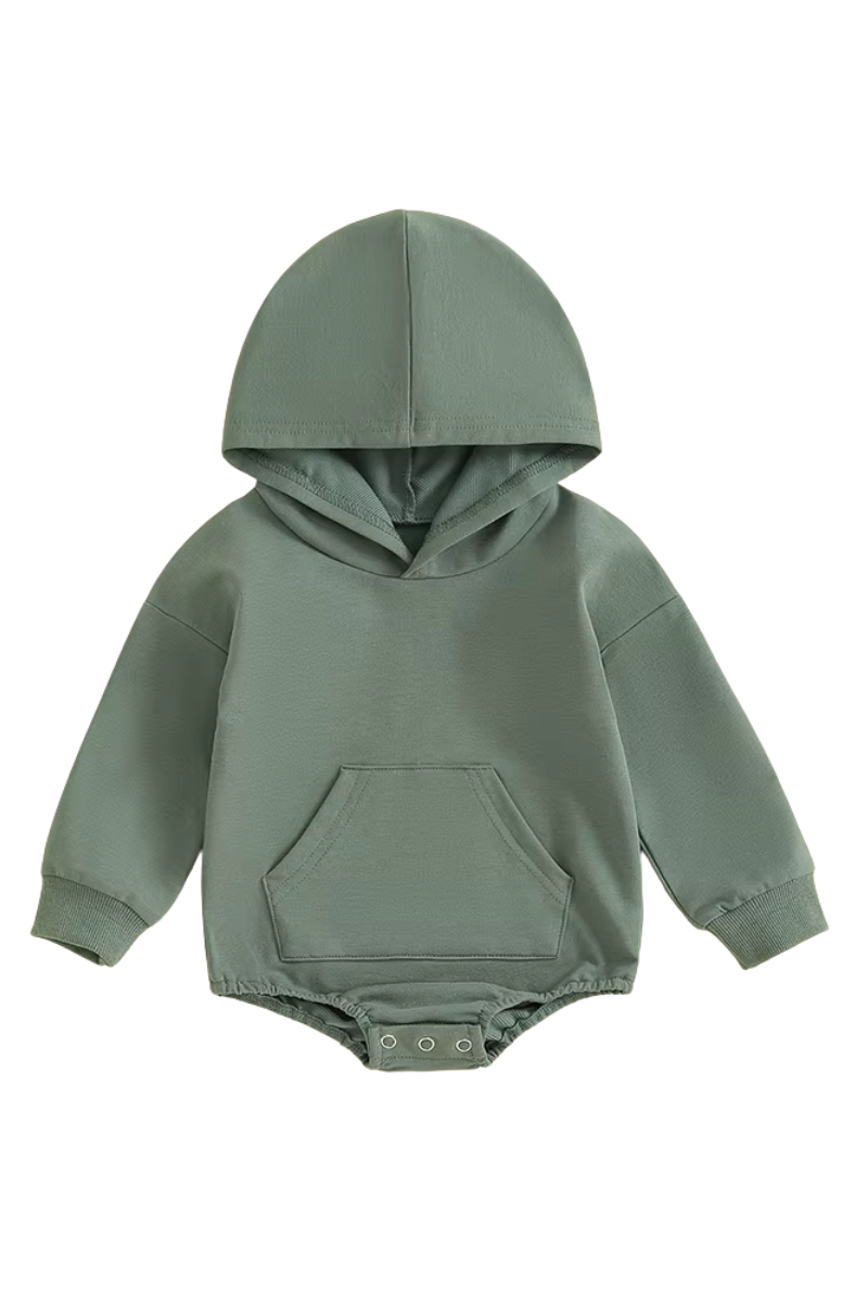 COZY ESSENTIALS - HOODED ROMPERTJE