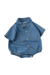THE ROBIN JEANS ROMPER
